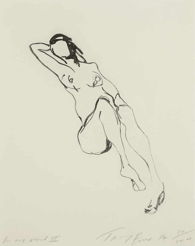 IN MY MIND II, 2014 by Tracey Emin sold for 1,600 at Whyte's Auctions