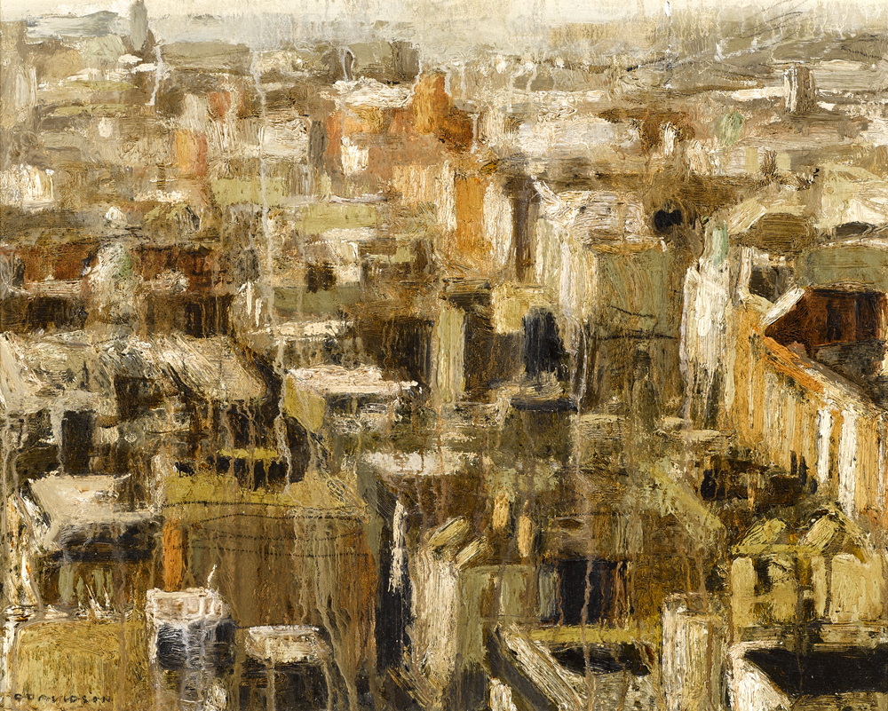 LOOKING DOWN ABBEY STREET, DUBLIN, 2004 by Colin Davidson sold for 3,600 at Whyte's Auctions