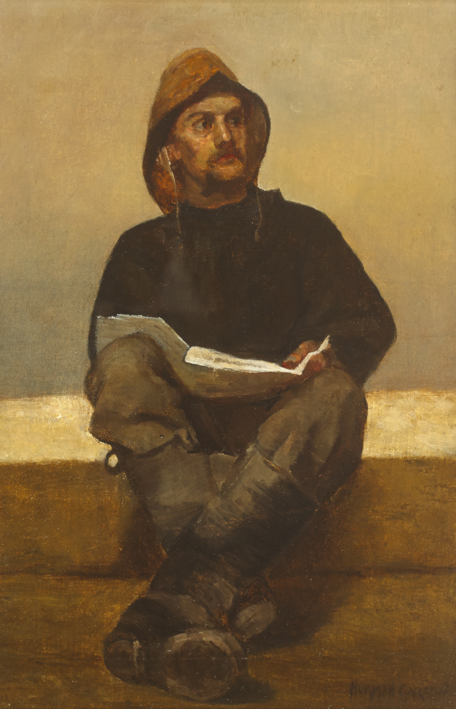 A BRETON MAN by Norman Garstin sold for 1,900 at Whyte's Auctions