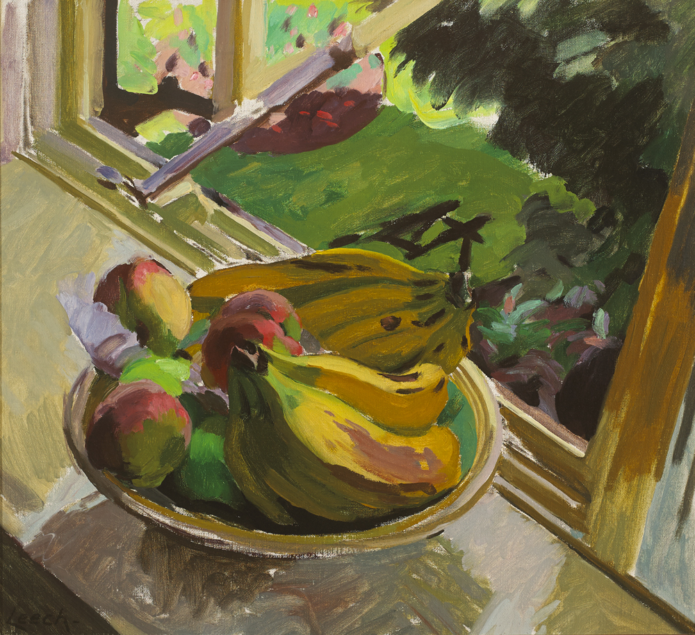 BOWL OF FRUIT c.1944 by William John Leech RHA ROI (1881-1968) at Whyte's Auctions