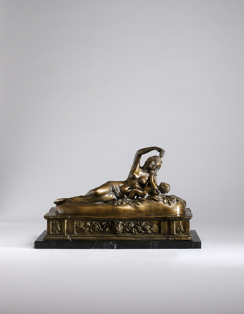 INO AND BACCHUS, 1851 by John Henry Foley sold for 4,800 at Whyte's Auctions