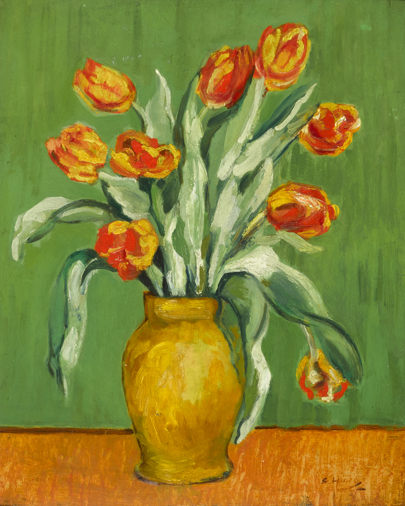 THE YELLOW JUG by Grace Henry sold for 3,600 at Whyte's Auctions