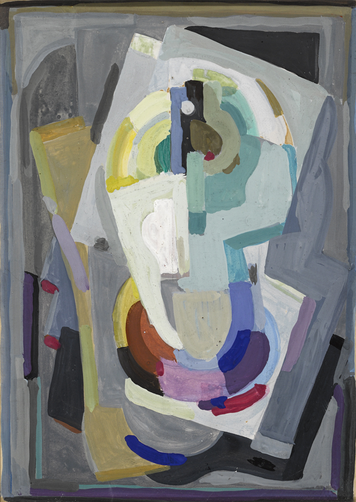 CUBIST COMPOSITION by Mainie Jellett sold for 5,200 at Whyte's Auctions