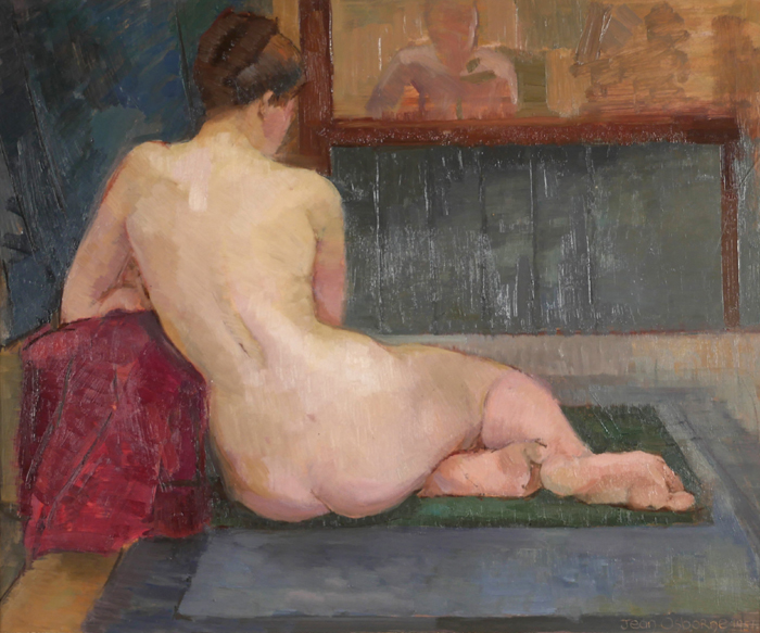 FIGURE STUDY, 1951 by Jean Osborne sold for 360 at Whyte's Auctions
