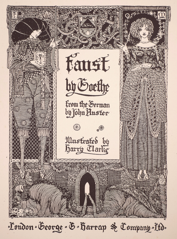 FAUST BY GOETHE by Harry Clarke sold for 680 at Whyte's Auctions