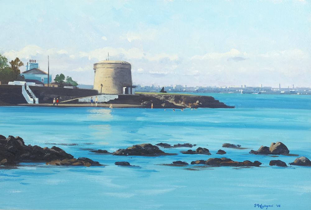 SEPTEMBER EVENING, SEAPOINT, COUNTY DUBLIN, 2006 by Brett McEntagart sold for 1,050 at Whyte's Auctions