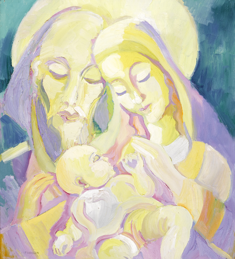 HOLY FAMILY by Father Jack P. Hanlon sold for 2,800 at Whyte's Auctions