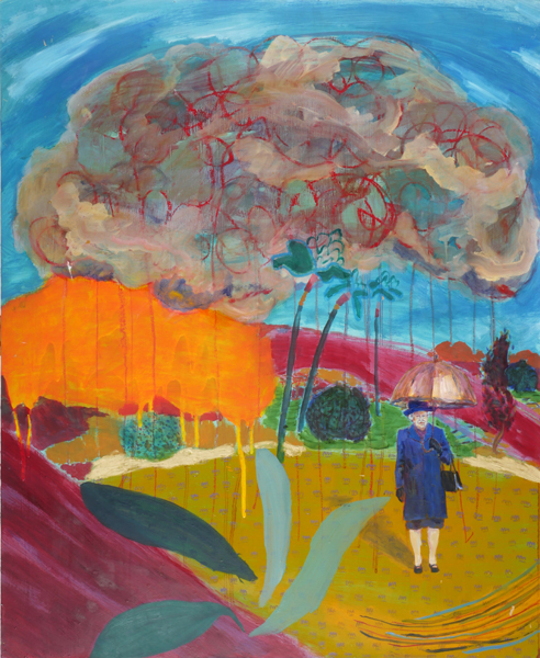 A QUEEN IN HOCKNEY'S GARDEN, 2008 by Benjamin Crawford sold for 440 at Whyte's Auctions