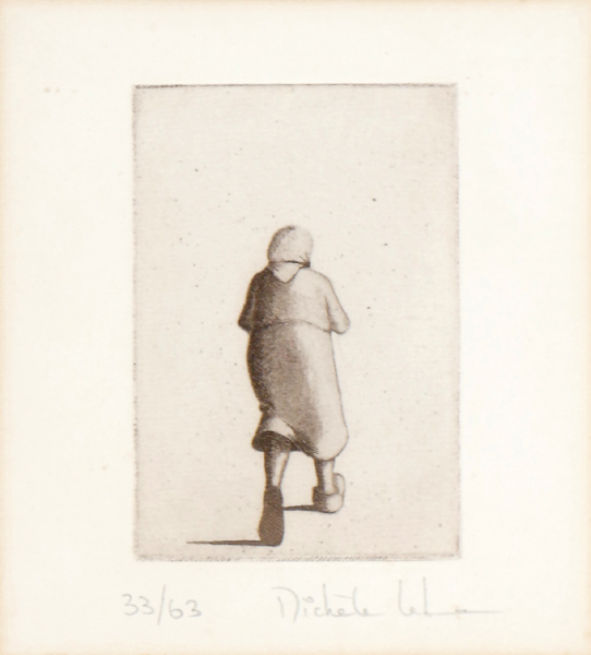 WOMAN WALKING by Michle Lehmann sold for 120 at Whyte's Auctions