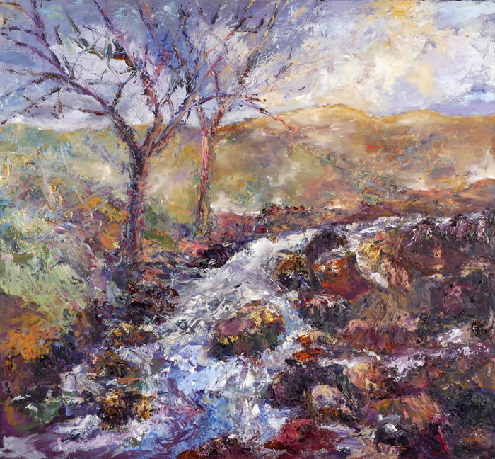 VIEW IN THE DUBLIN MOUNTAINS by Joanne Byrne sold for 365 at Whyte's Auctions