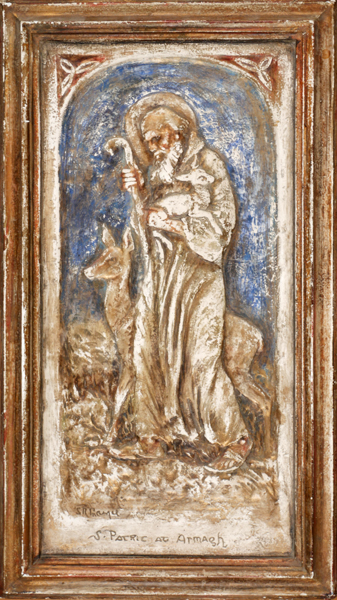 SAINT PATRICK IN ARMAGH by Sophia Rosamond Praeger sold for 450 at Whyte's Auctions