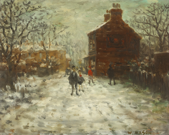 WINTER AFTERNOON by William Mason sold for 700 at Whyte's Auctions