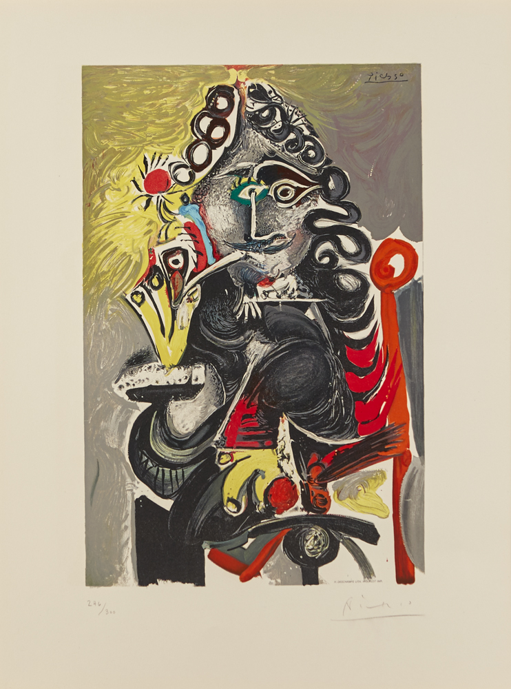 LE CAVALIER, 1968 by Pablo Picasso sold for 5,400 at Whyte's Auctions