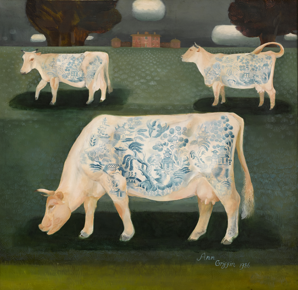 MR SITWELL'S COWS, 1986 by Ann Griffin-Bernstorff sold for 1,400 at Whyte's Auctions
