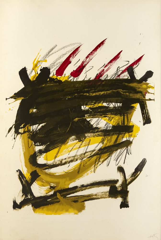UNTITLED, FROM ALS MESTRES DE CATALUNYA, 1974 by Antoni Tpies sold for 700 at Whyte's Auctions