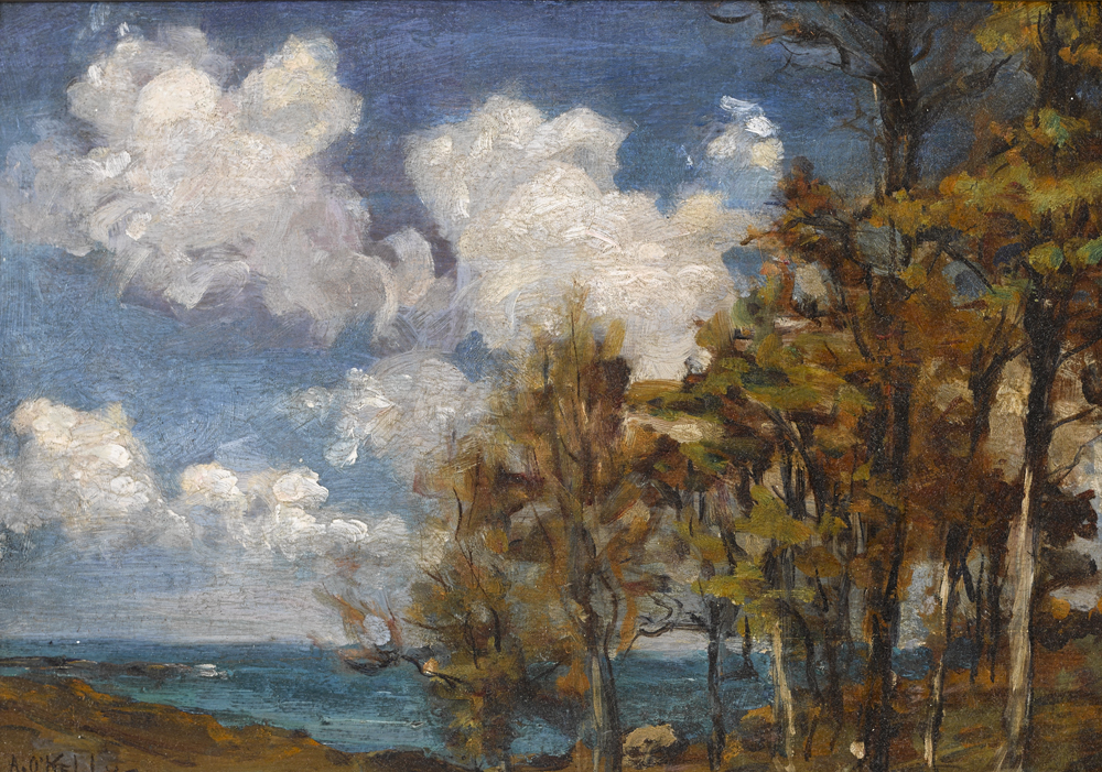 TREE LINED SHORE by Aloysius C. OKelly sold for 1,800 at Whyte's Auctions