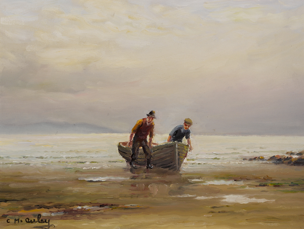PULLING UP, RED BAY, COUNTY ANTRIM by Charles J. McAuley sold for 2,800 at Whyte's Auctions