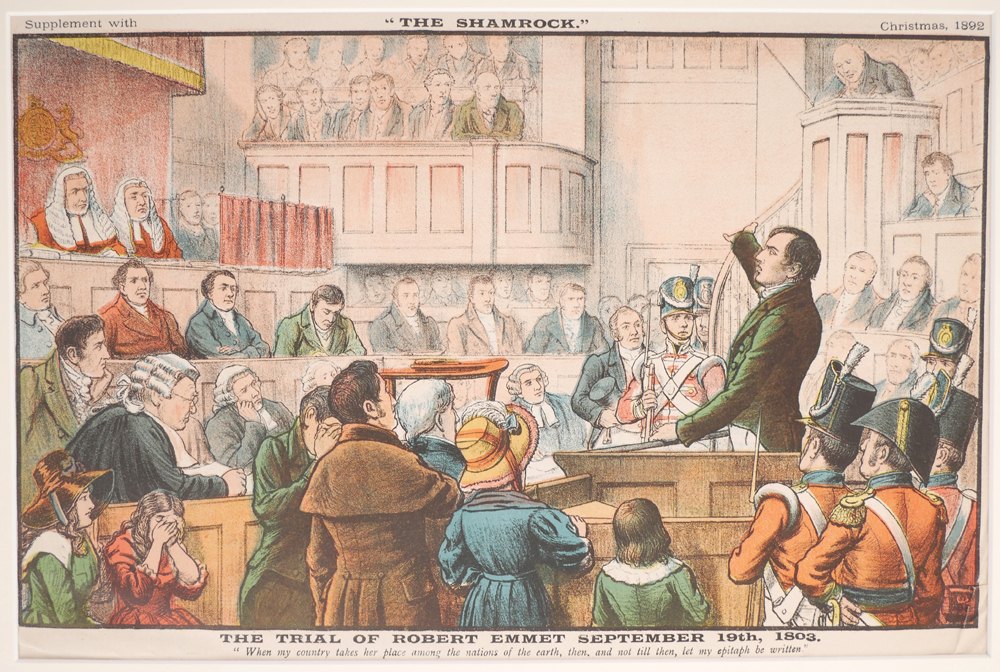 The Trial of Robert Emmet and End of the Irish Invasion, prints. at Whyte's Auctions