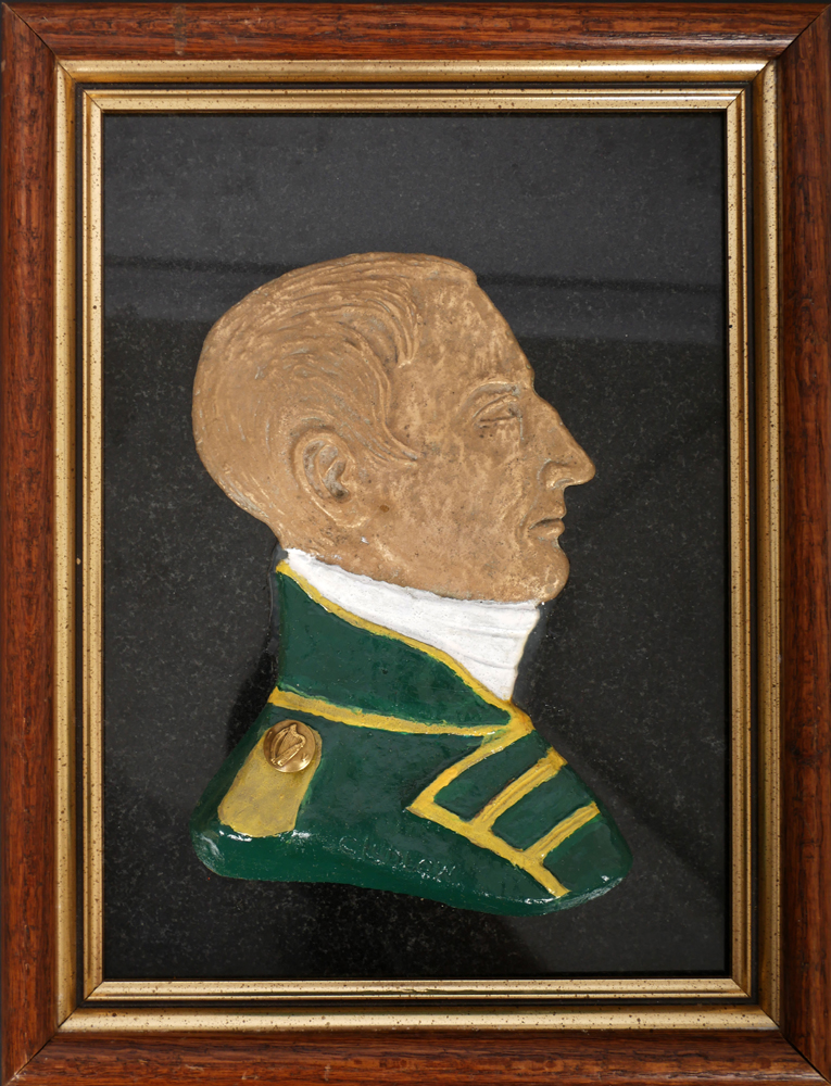 Robert Emmet relief bust by Charles Ludlow. at Whyte's Auctions