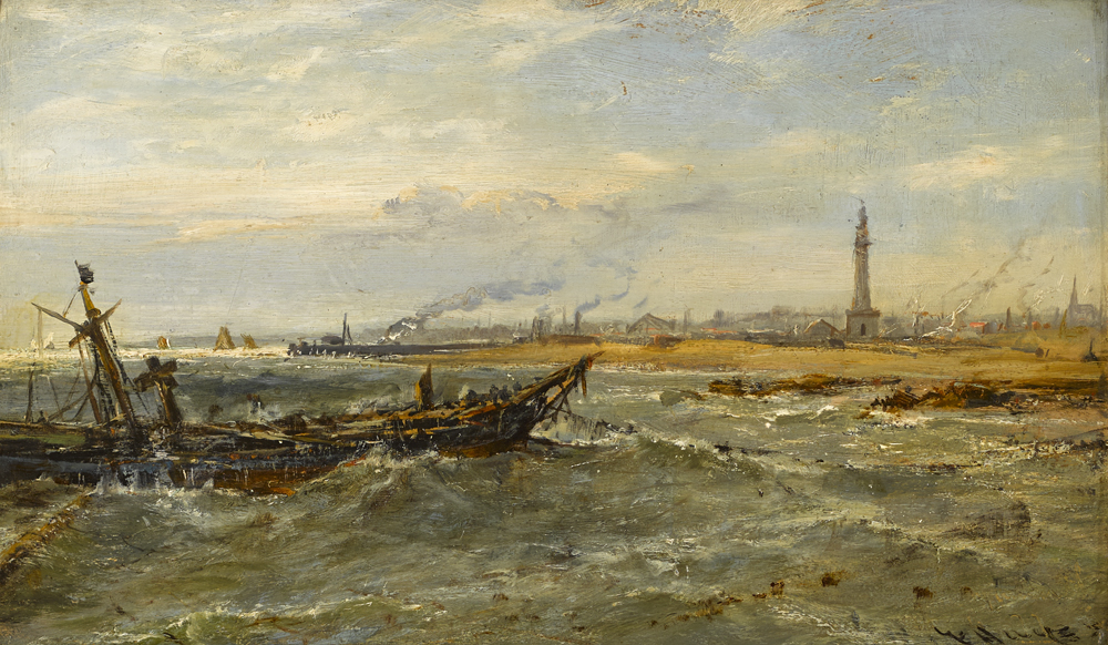 WRECK OFF YARMOUTH by Edwin Hayes sold for 2,200 at Whyte's Auctions