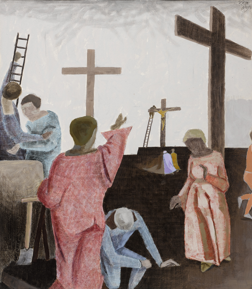 JESUS NAILED TO THE CROSS, 1959 by Patrick Pye sold for 2,500 at Whyte's Auctions