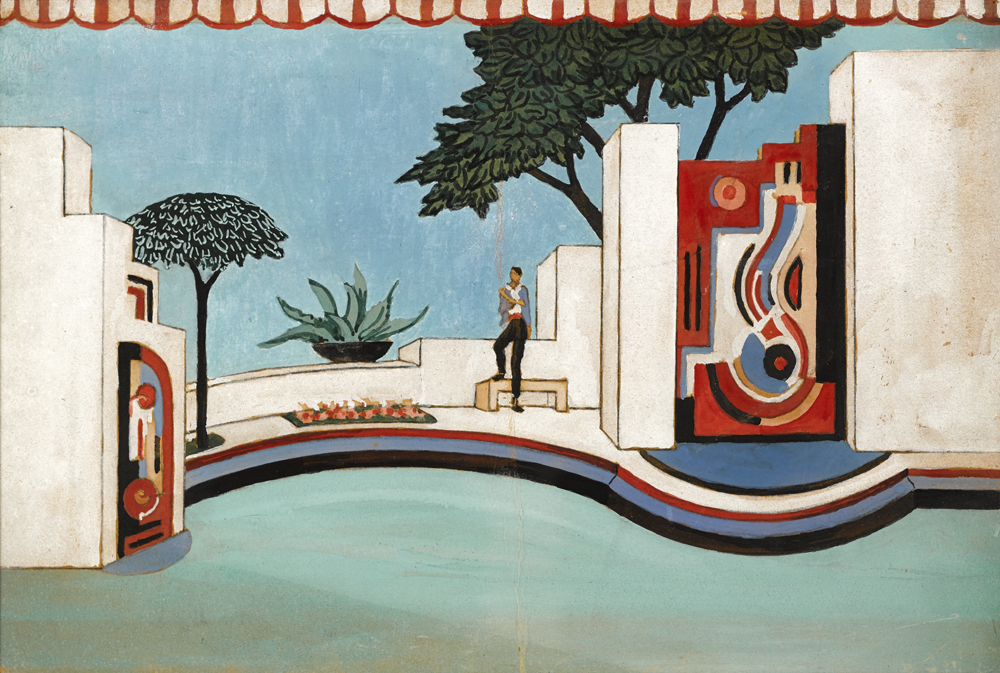 DESIGN FOR 'THE ROOF GARDEN', c.1938-1939 by Mainie Jellett (1897-1944) at Whyte's Auctions