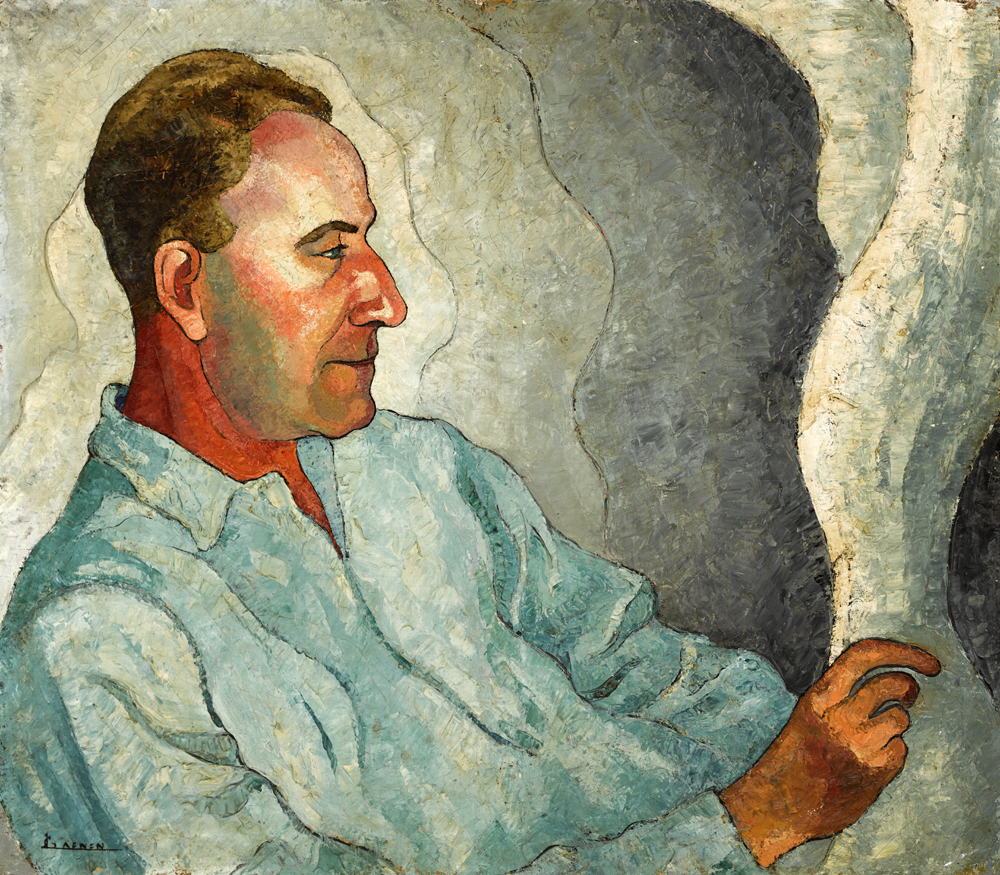PORTRAIT OF MAURICE COLLIS by Grard Laenen (Belgian, 1899-1980) at Whyte's Auctions