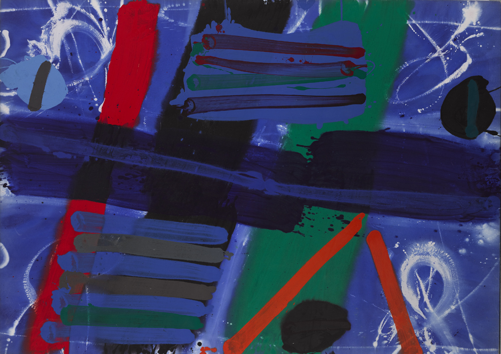 ABSTRACT, 1988 by Albert Irvin sold for 9,500 at Whyte's Auctions