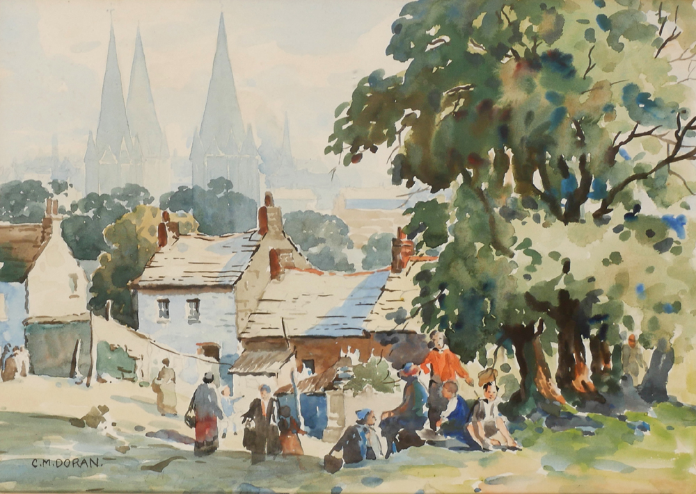 OFF ST. FRANCIS ROAD, CORK by Christopher M. Doran sold for 140 at Whyte's Auctions