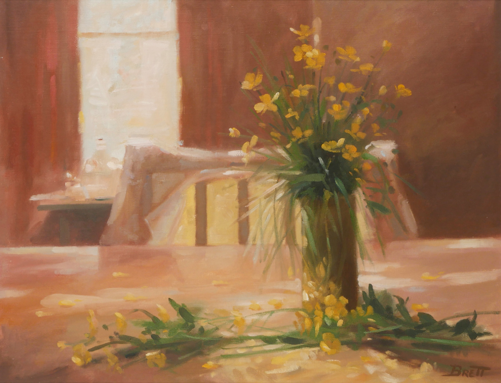 BUTTERCUPS by Michael Brett sold for 400 at Whyte's Auctions