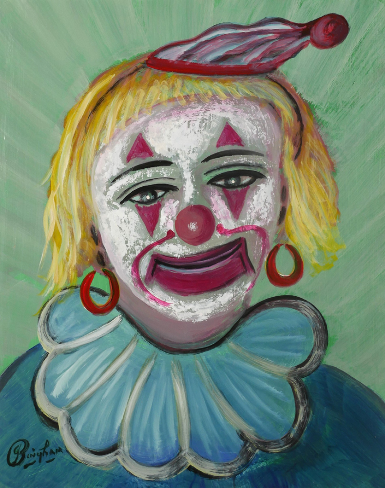 LULU THE CLOWN by James Bingham sold for 270 at Whyte's Auctions