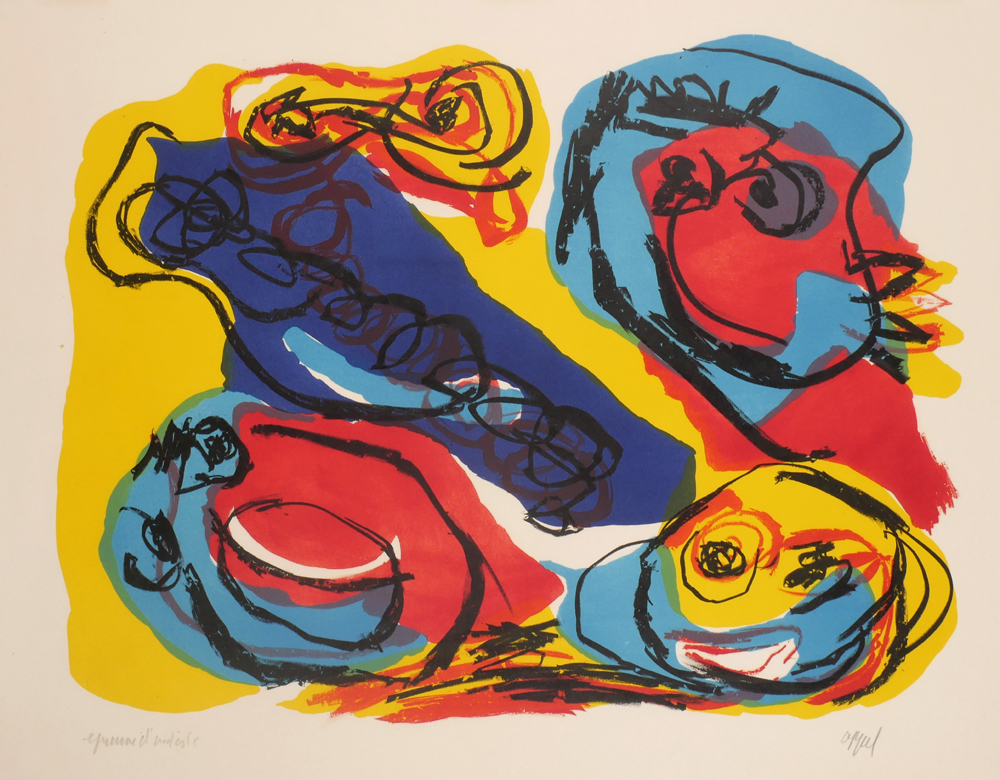 TTES TOMBES, 1963 by Karel Appel sold for 480 at Whyte's Auctions