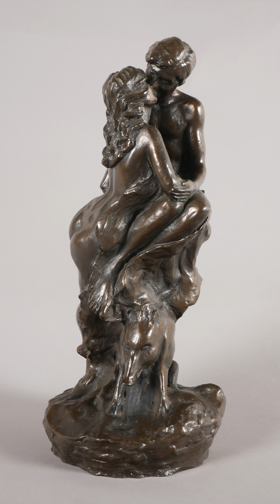 KISSING FIGURES by Robin Buick sold for 380 at Whyte's Auctions