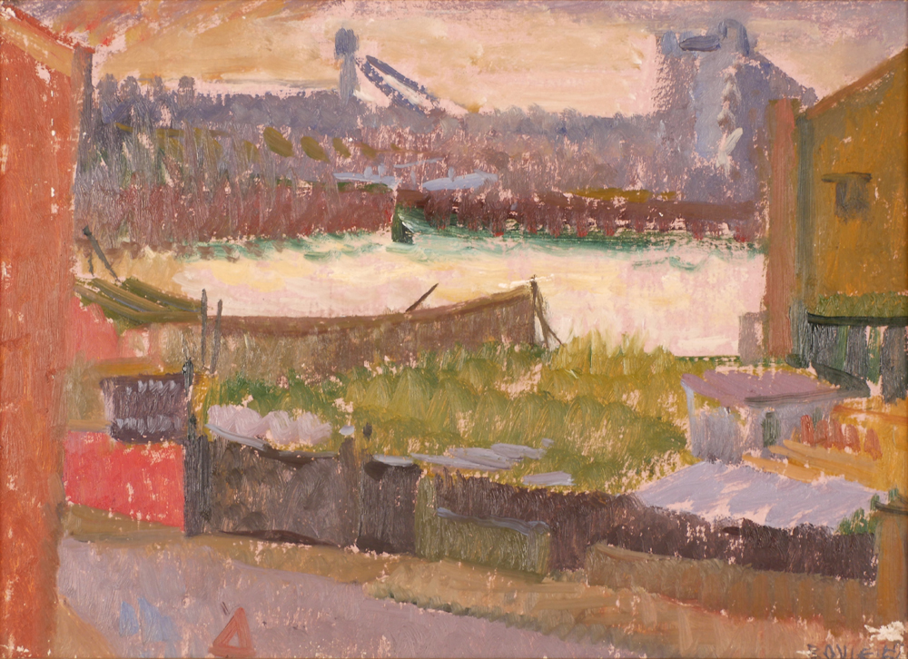 RIVER THAMES AT CHELSEA by Alicia Boyle sold for 200 at Whyte's Auctions