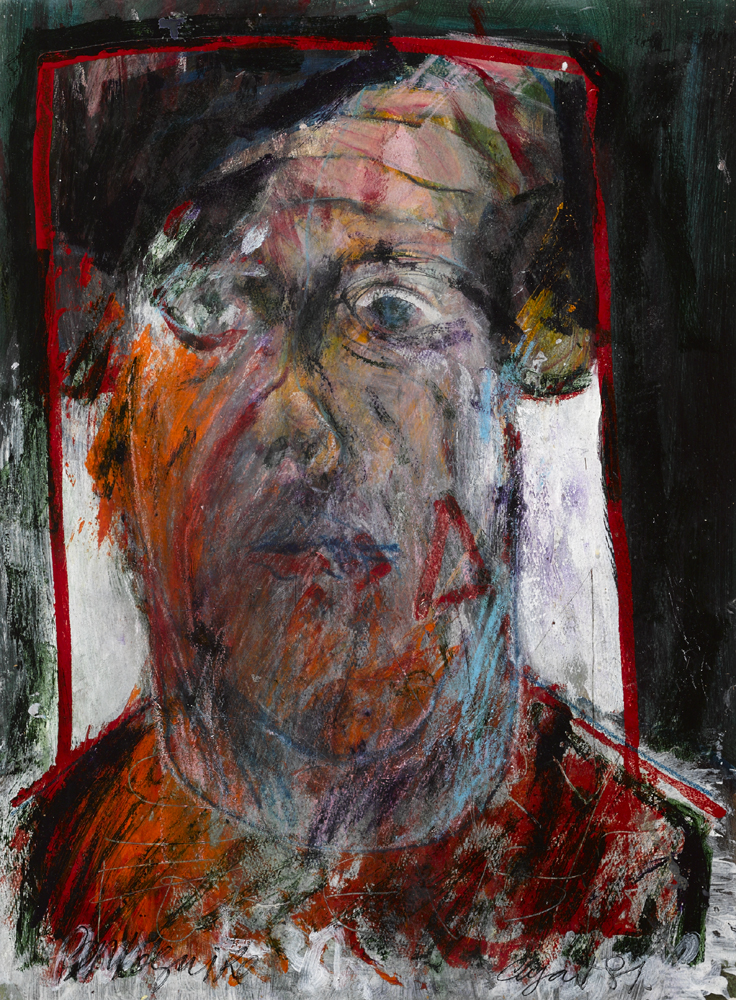 SELF PORTRAIT, 1981 by Brian Maguire sold for 950 at Whyte's Auctions
