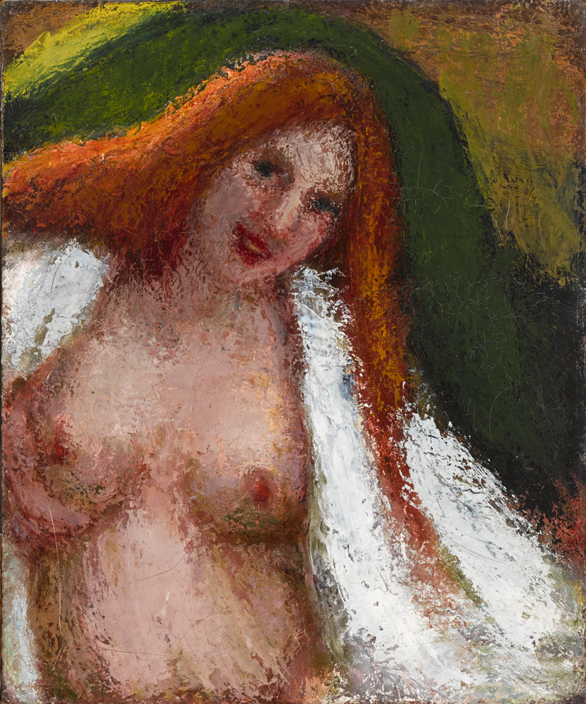 NUDE BATHING [GIRL BATHING] c.1897-1898 by Roderic O'Conor (1860-1940) at Whyte's Auctions