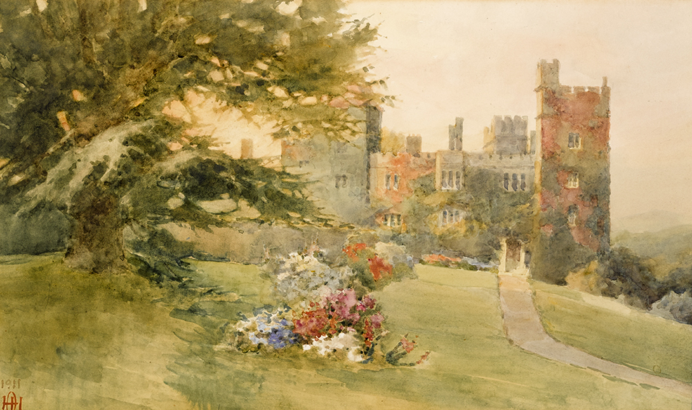 LISMORE CASTLE, 1911 by Helen O'Hara sold for 1,700 at Whyte's Auctions