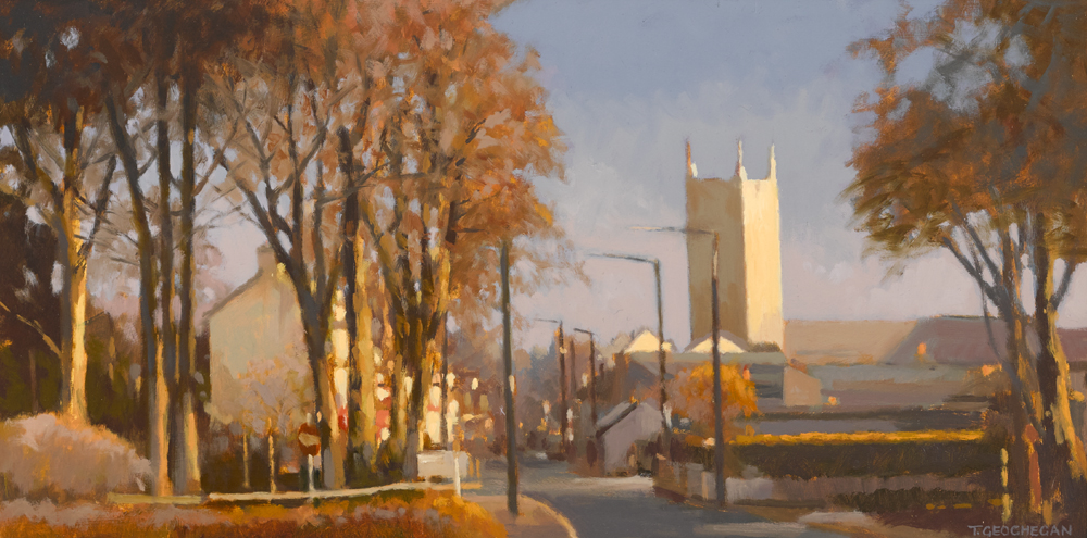 BLESSINGTON, EARLY MORNING, WINTER LIGHT, 2006 by Trevor Geoghegan sold for 580 at Whyte's Auctions