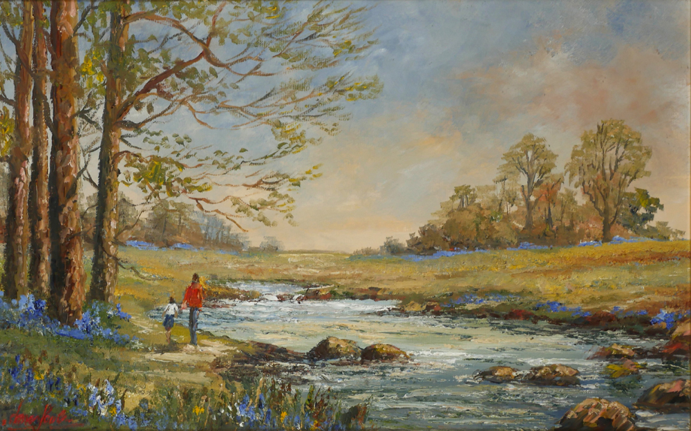 SUMMER DAY BY THE RIVER, 2004 by Paul Classan sold for 150 at Whyte's Auctions