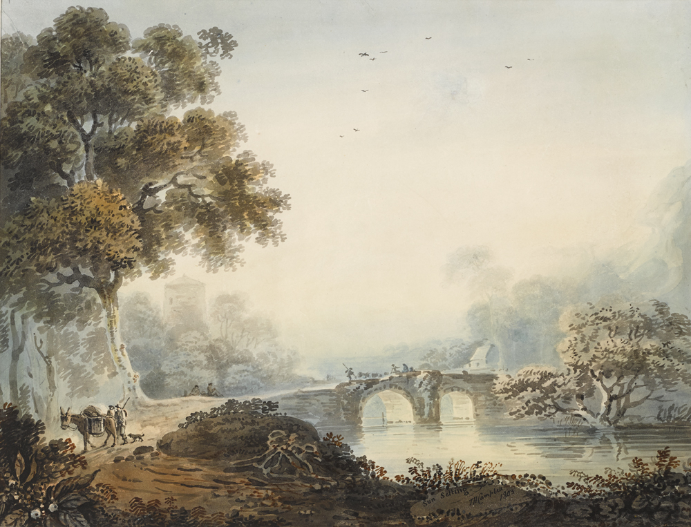 SUN SETTING, 1803 by John Henry Campbell sold for 1,400 at Whyte's Auctions