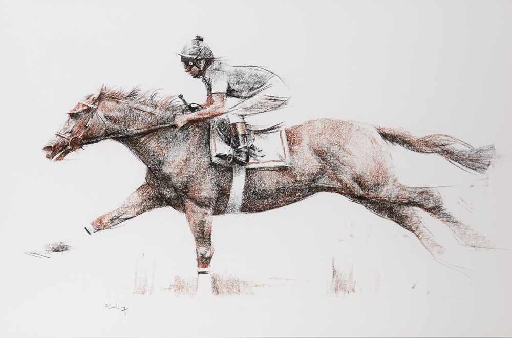 HORSE AND RIDER by Peter Curling sold for 2,900 at Whyte's Auctions
