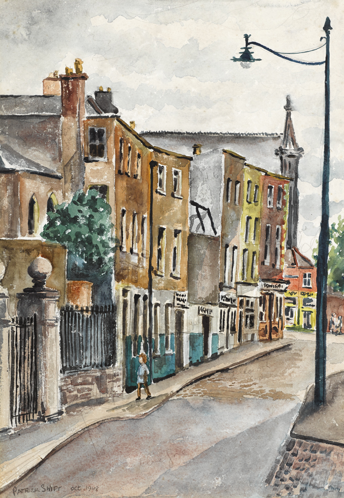 CHURCH STREET, DUBLIN, OCTOBER 1948 by Patrick Swift sold for 1,700 at Whyte's Auctions