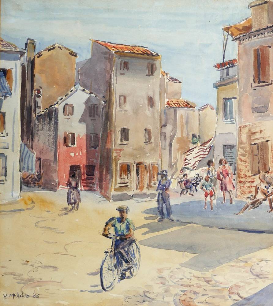 ITALIAN SQUARE by Violet McAdoo sold for 85 at Whyte's Auctions
