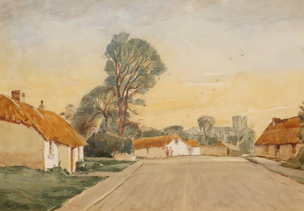NEAR RUSH [VIEW OF ST MAUR'S CHURCH] by Theodore James Gracey sold for 200 at Whyte's Auctions