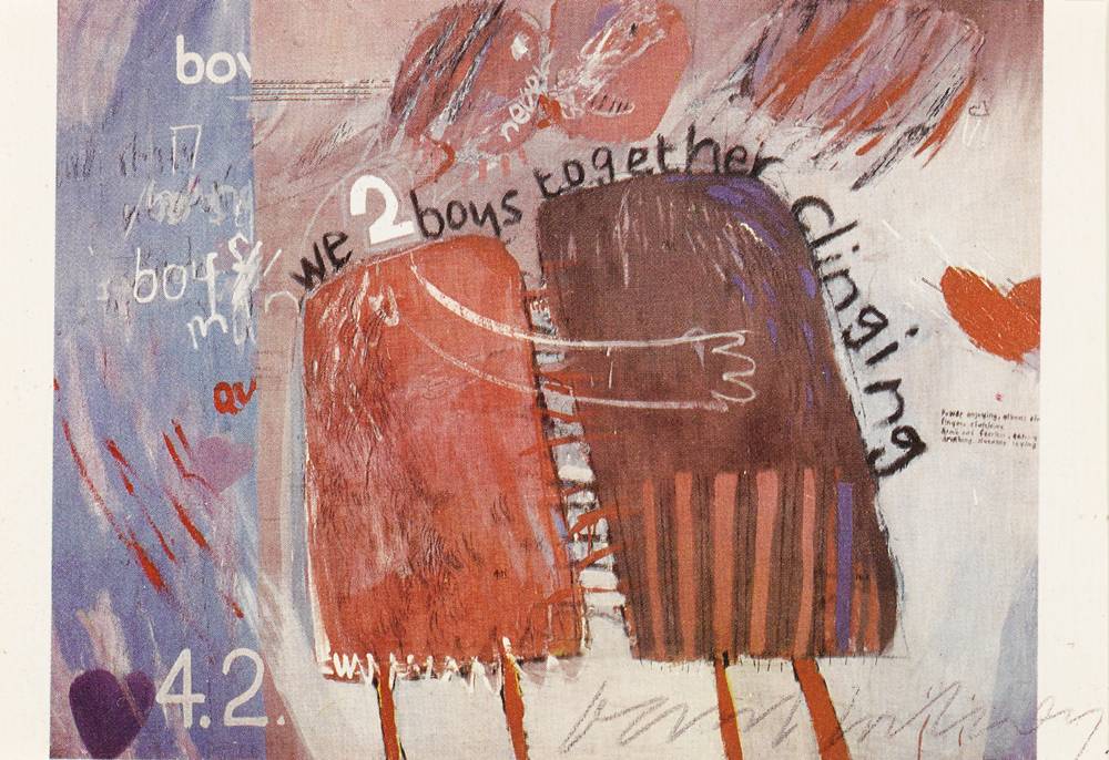 WE TWO BOYS TOGETHER CLINGING by David Hockney sold for 200 at Whyte's Auctions