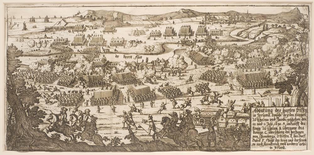 Battle of the Boyne and the Siege of Londonderry, early 18th century engravings. at Whyte's Auctions