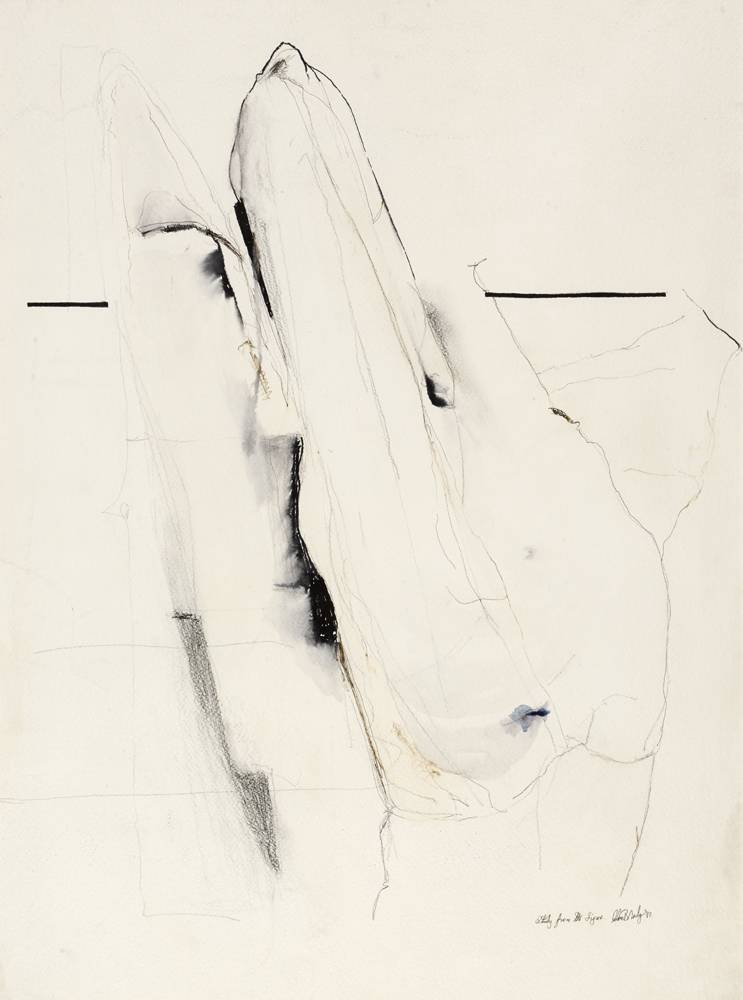 STUDY FROM FIGURE, 1998 by Colm Brady sold for 140 at Whyte's Auctions