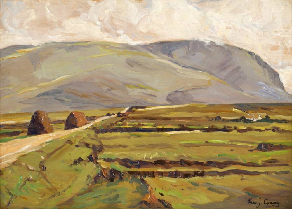 DONEGAL LANDSCAPE, c.1939 by Theodore James Gracey sold for 240 at Whyte's Auctions