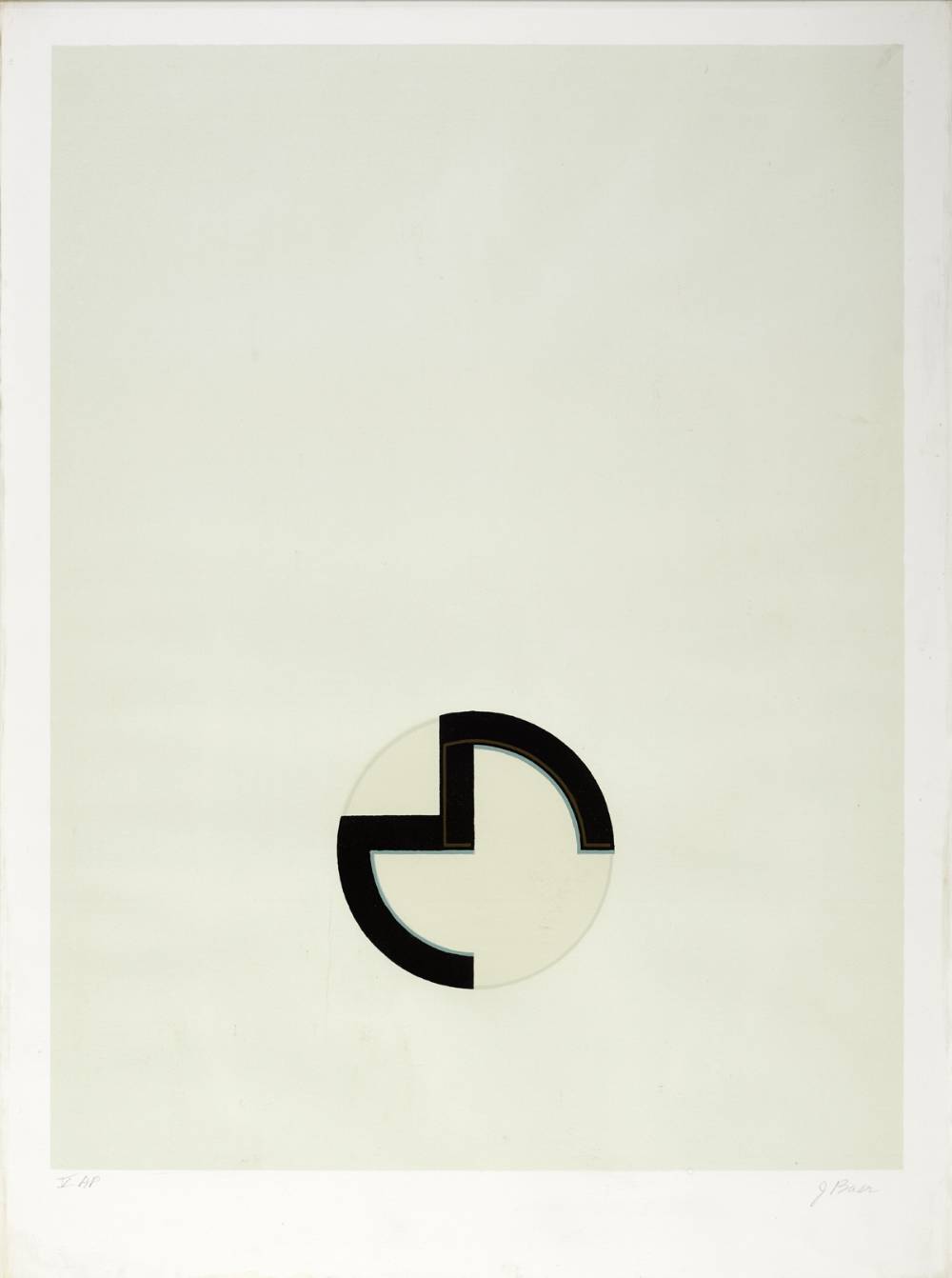 UNTITLED FROM CARDINATIONS, 1974 (A PAIR) by Jo Baer sold for 300 at Whyte's Auctions