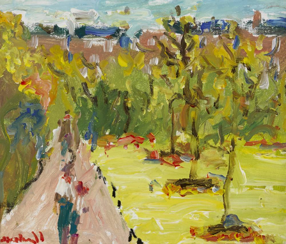 MERRION SQUARE, DUBLIN by Marie Carroll sold for 190 at Whyte's Auctions